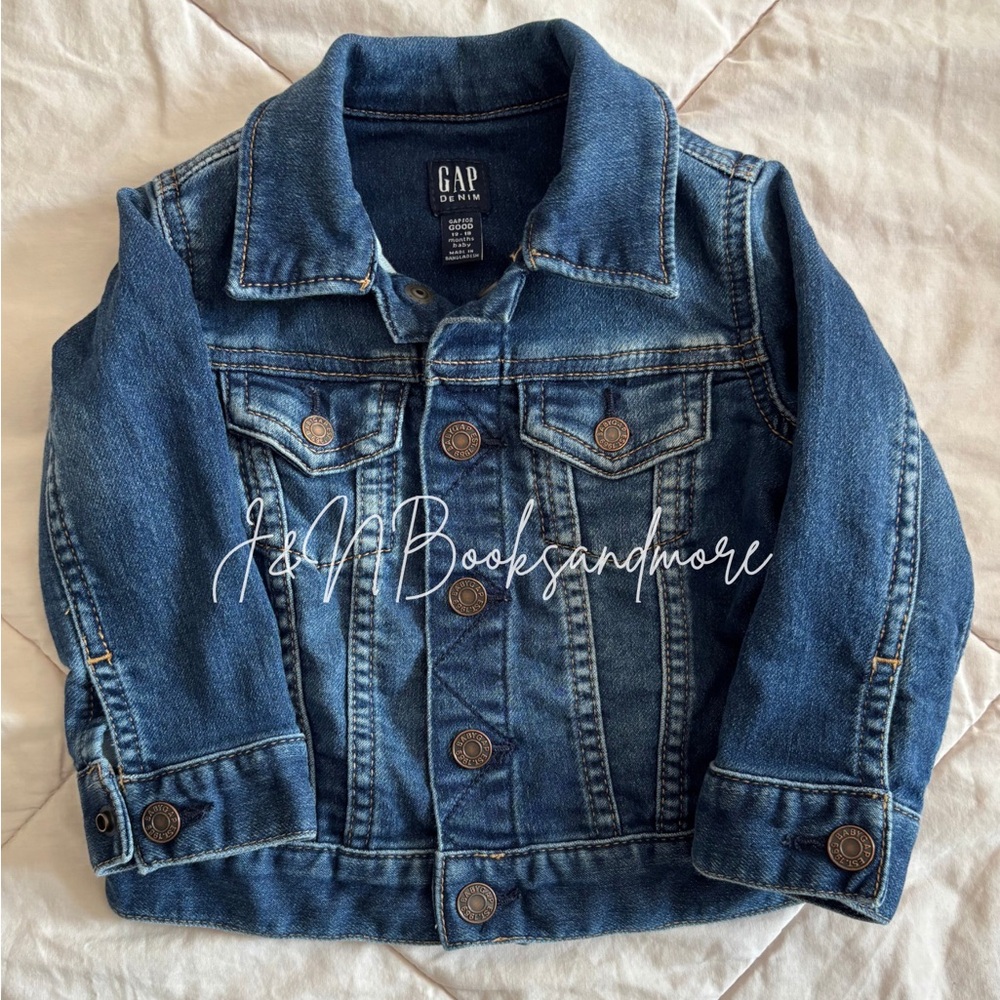 Baby GAP Denim Jean Jacket Size 12-18 Months